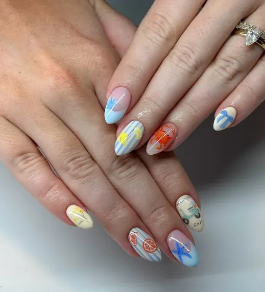 Coastal Mix Nails